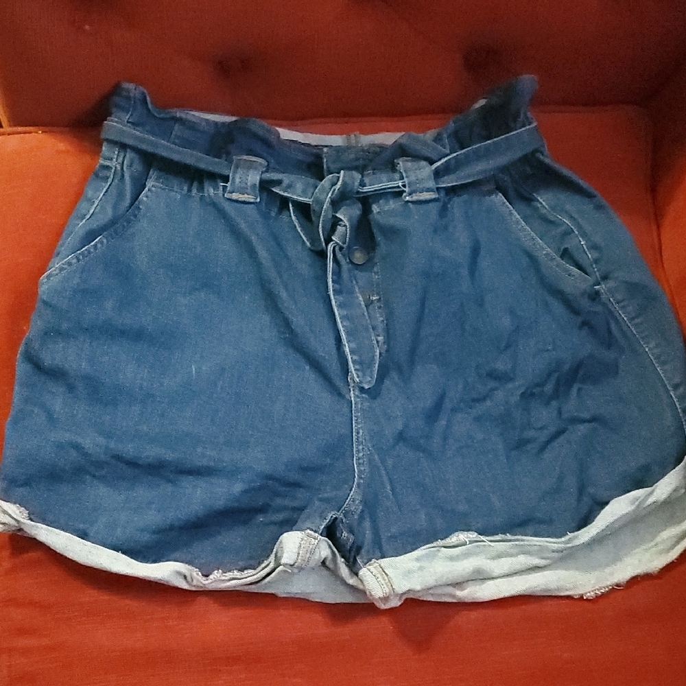 Women's Blue Denim Shorts
